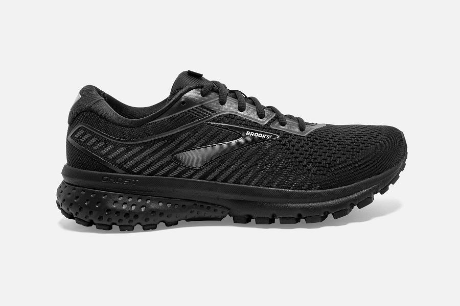 Brooks Ghost 12 Men Fitness Shoes & Road Running Shoes Black MPH872619
